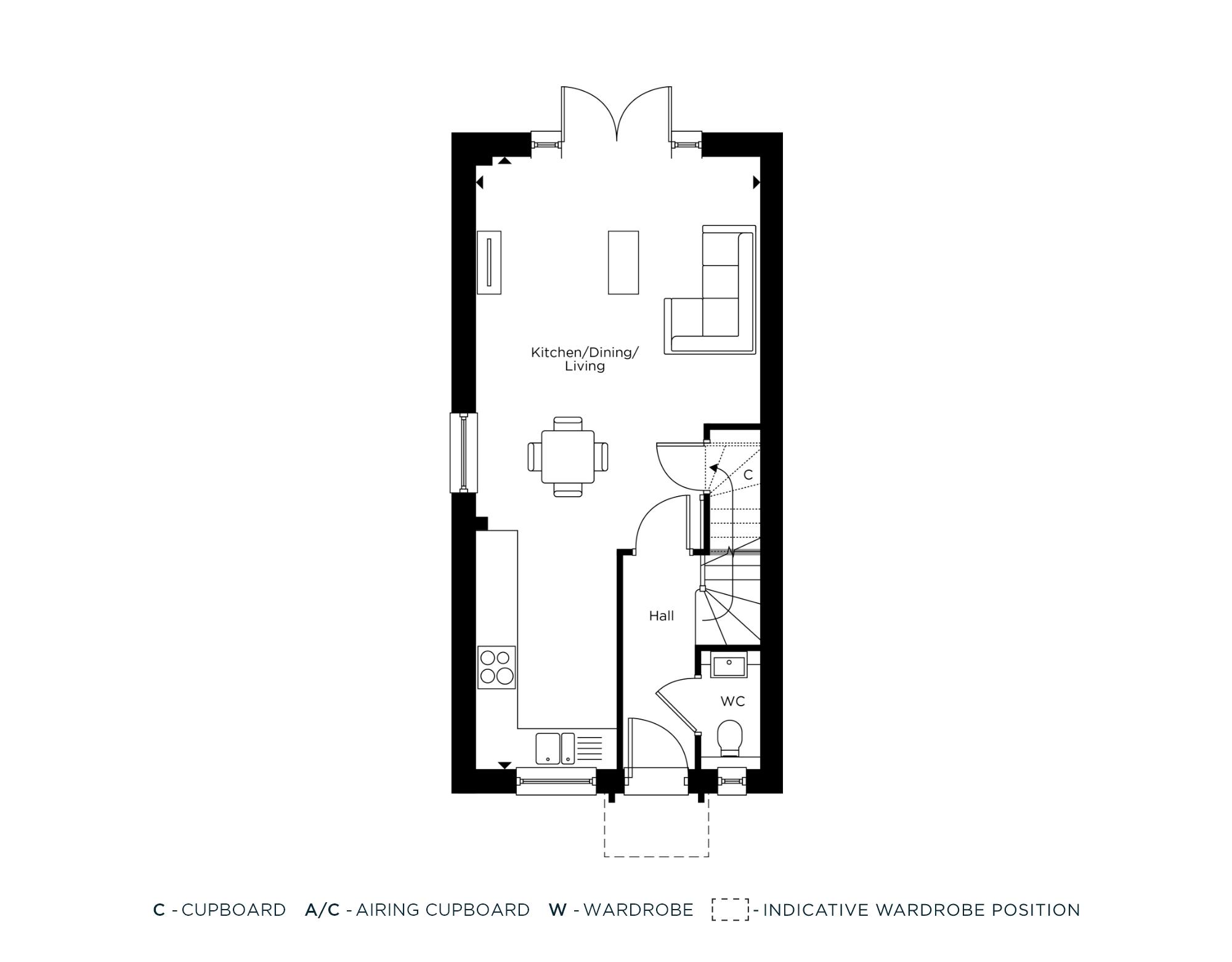 Plot 33 The Goldcrest Floorplan