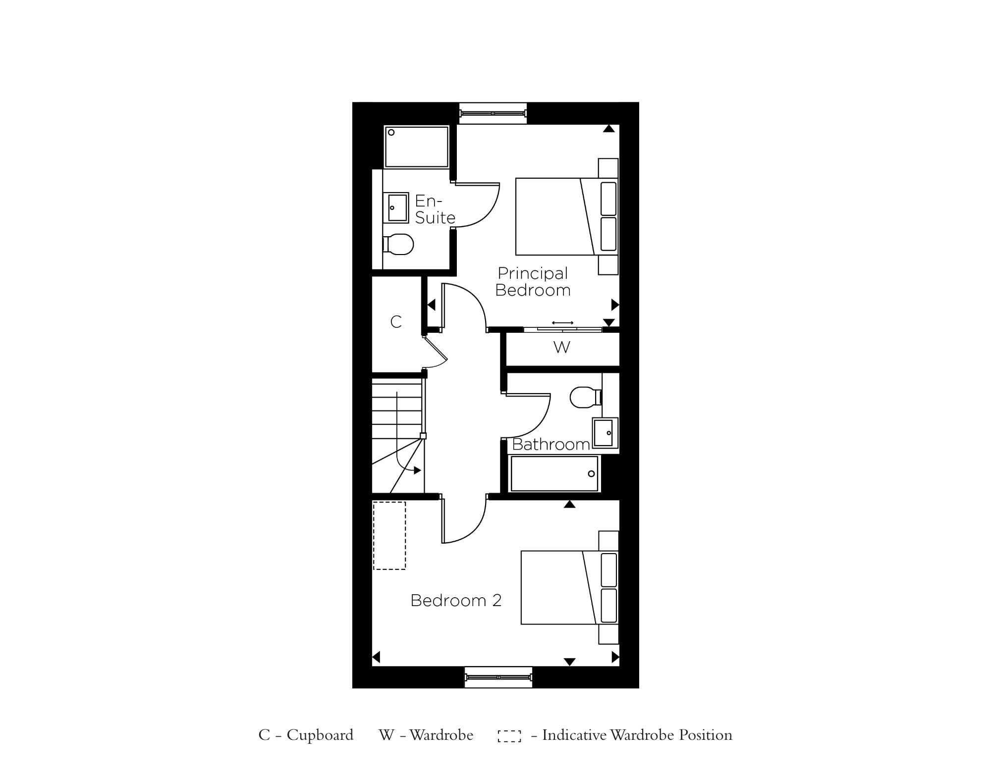 The Austin House First Floor plots 90, 92 and 94