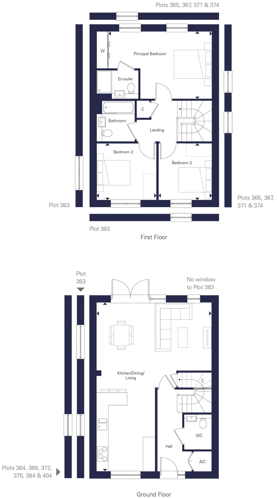 Plot 371 The Willow Floorplan