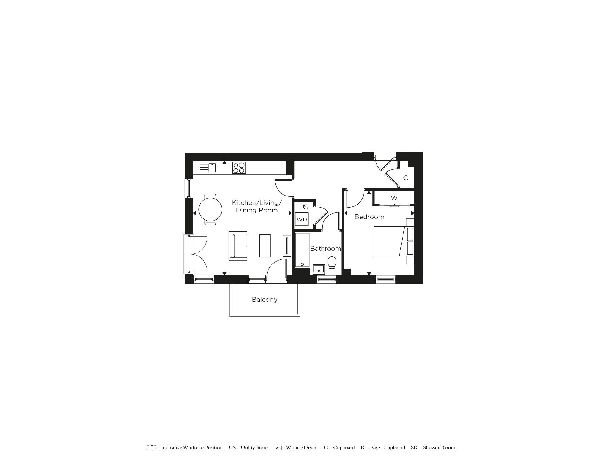 Apartment 148 Floorplan