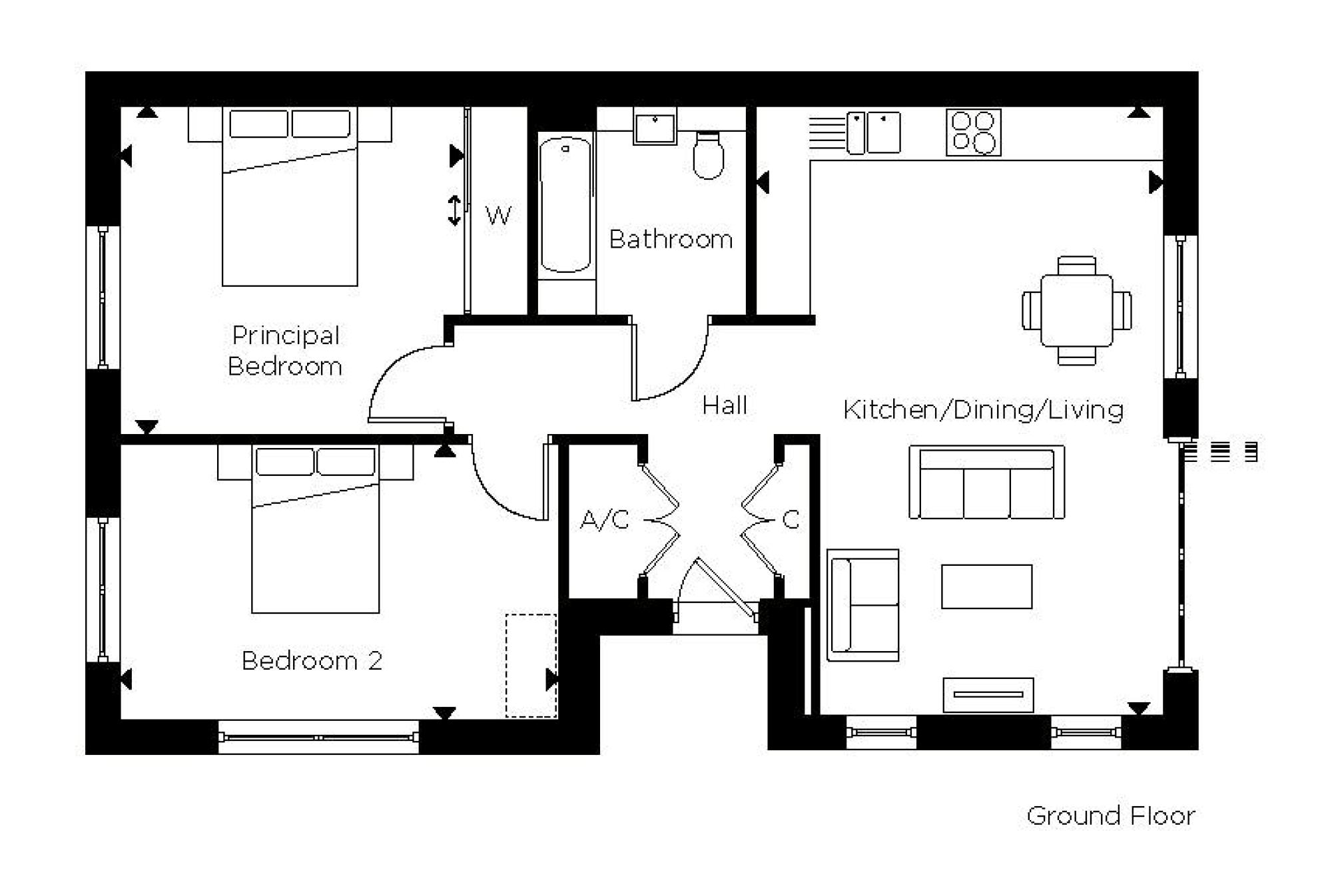 Hollymead Square - The Buxton Floorplan