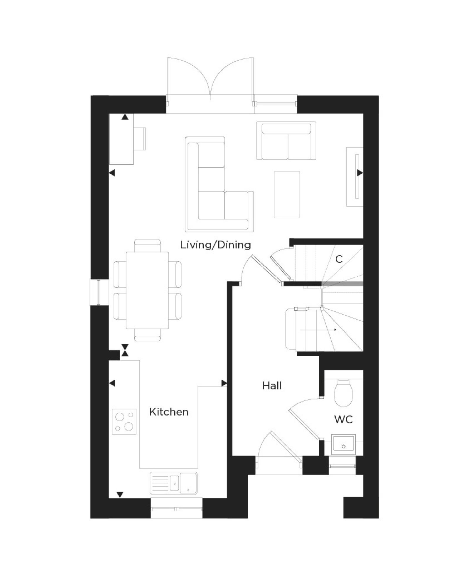 The Panford Ground Floor Floorplan