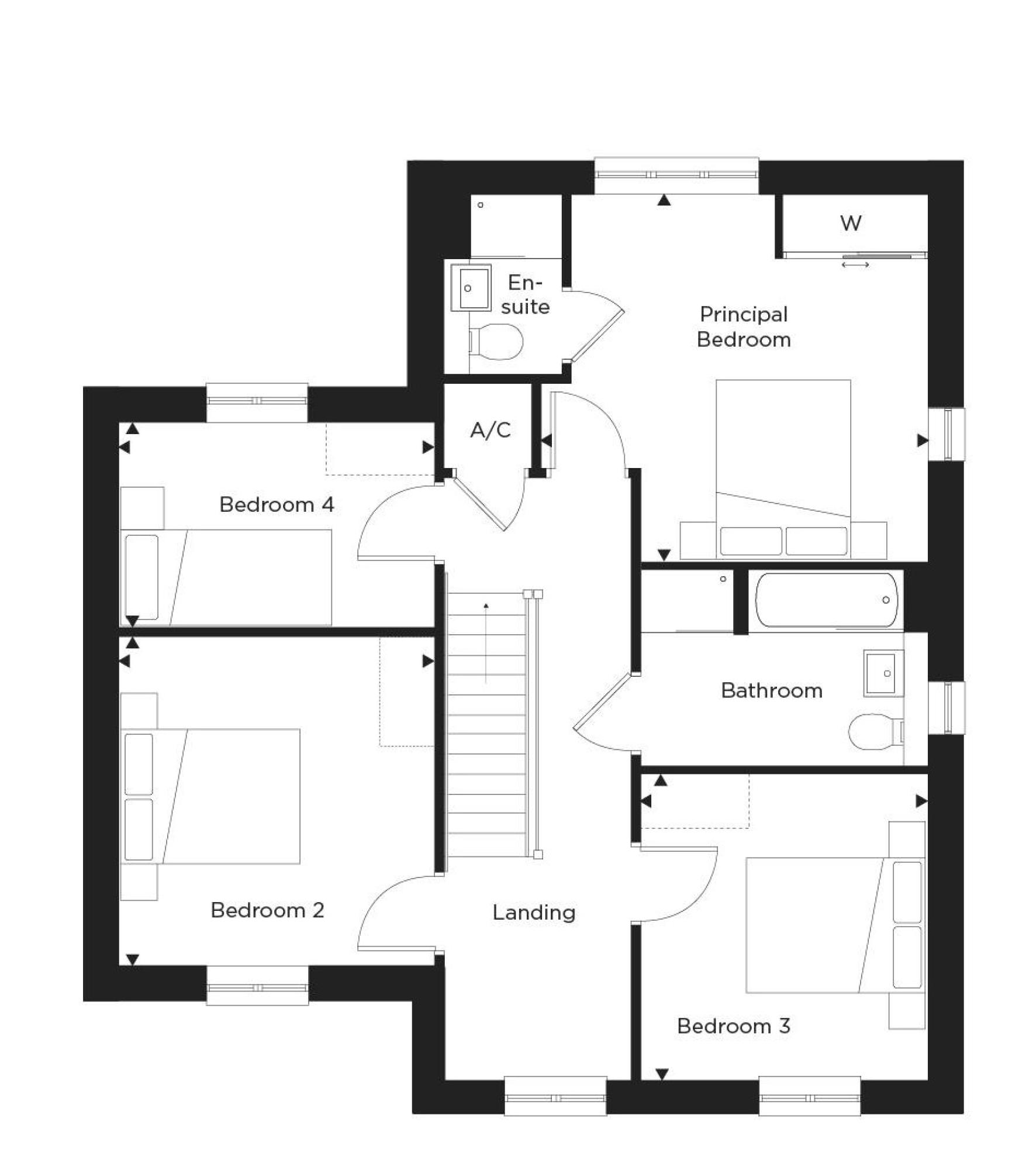 The Yare First Floor Floorplan