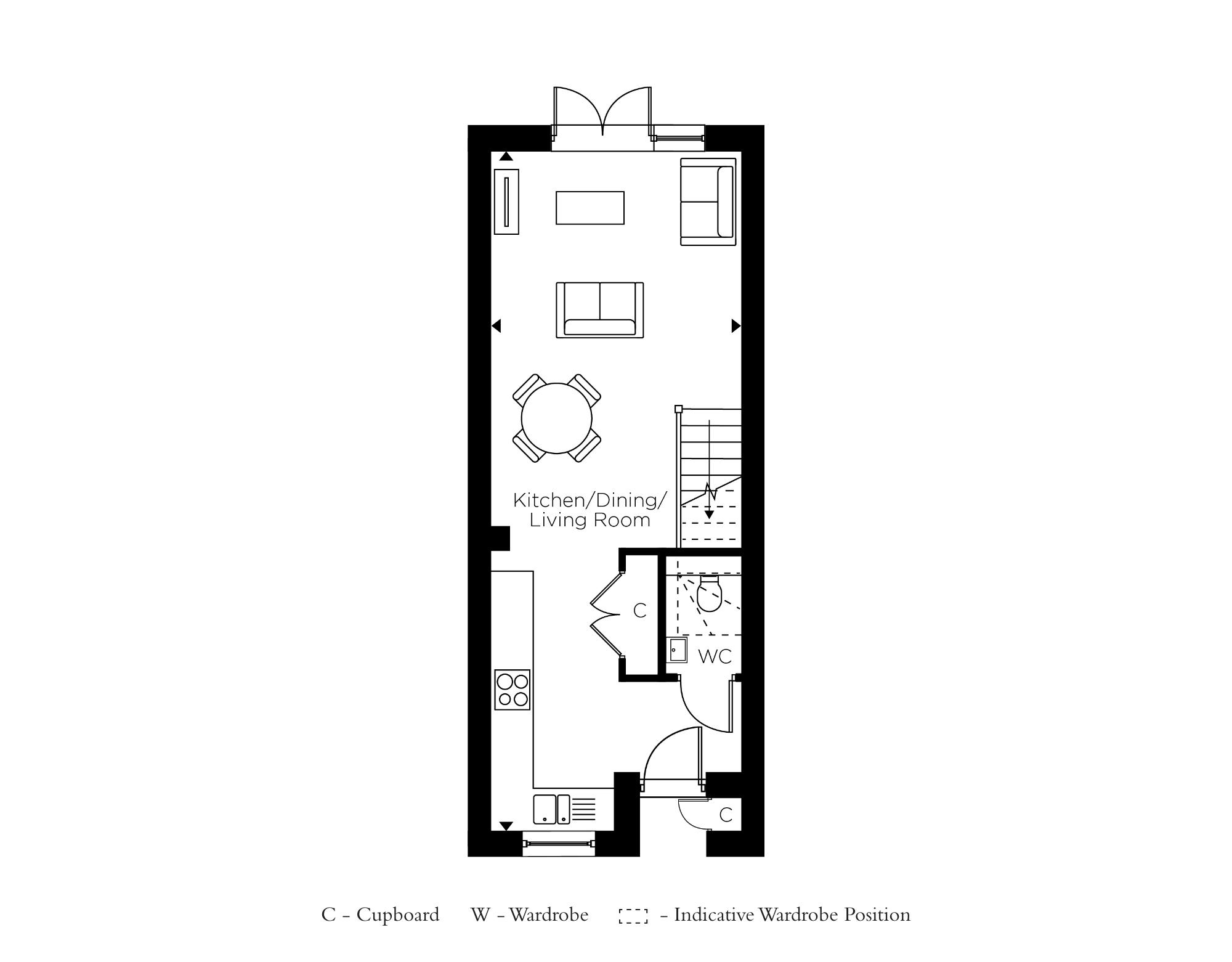 The Bentley Plot 110 Floorplan Ground Floor 