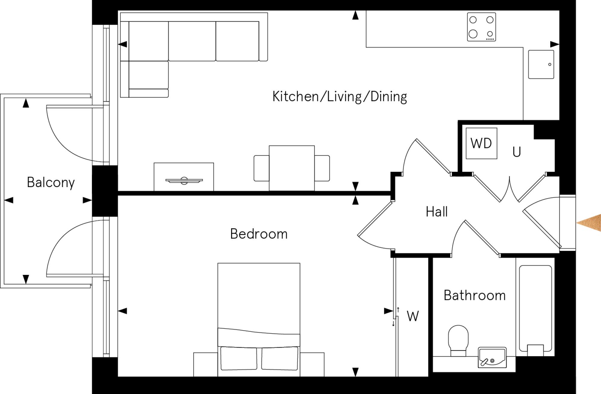 Apartment 390 Skylark House