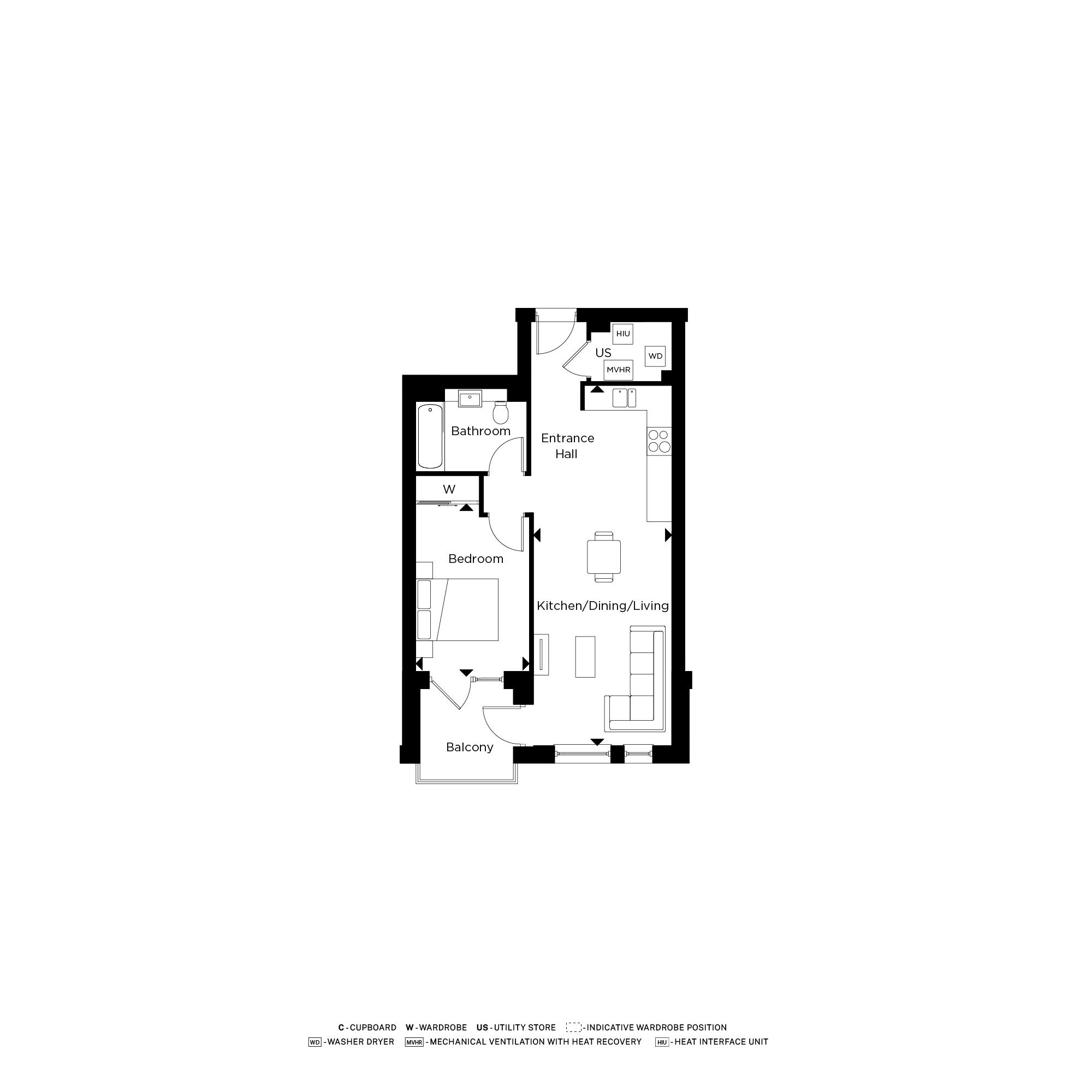 Block 5 - Ground Floor - Appt 225