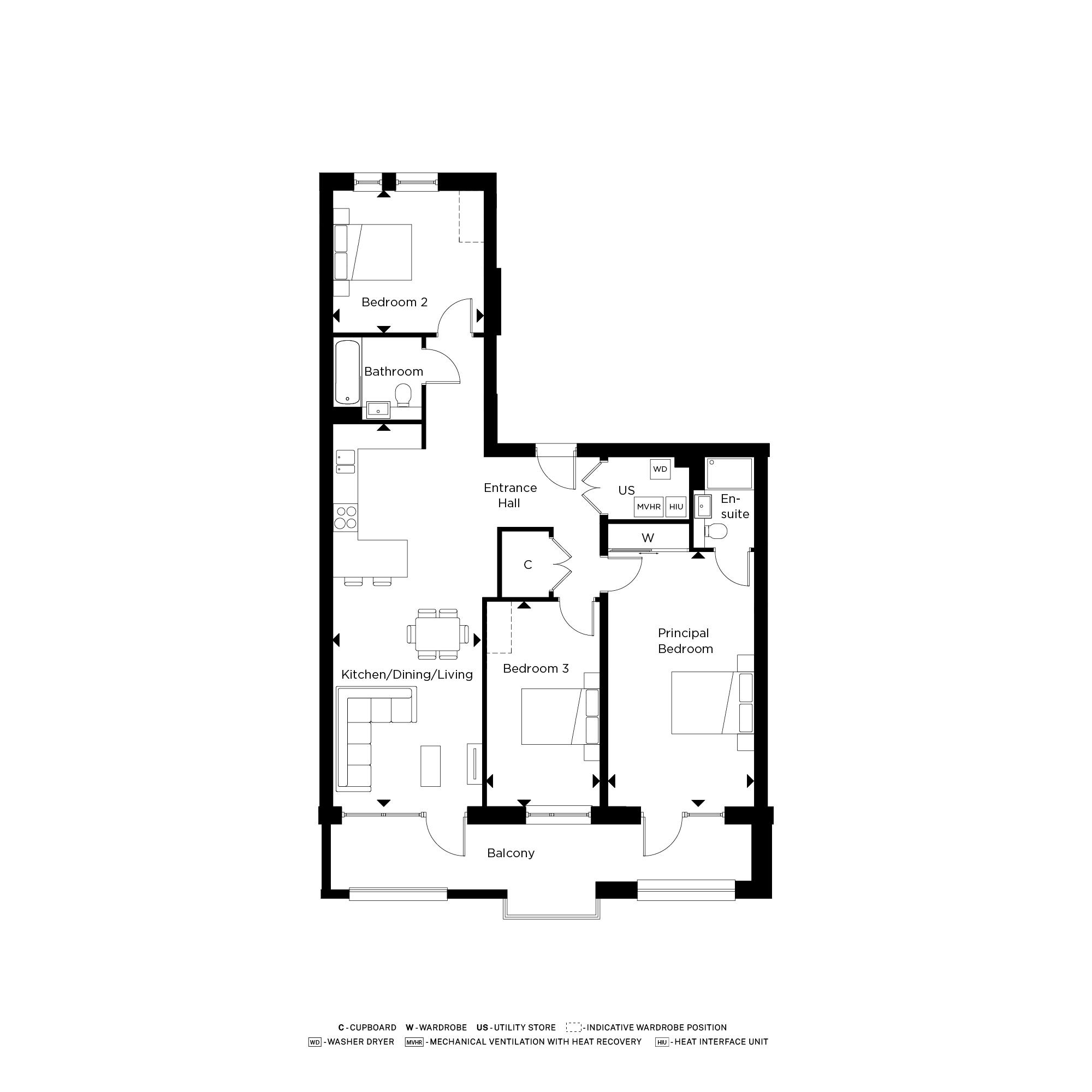 Block 5 - Third Floor - Appt 246