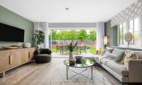 Elgrove Gardens Show Home Living Area